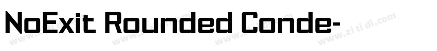 NoExit Rounded Conde字体转换